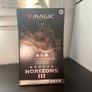 Modern Horizons 3 Creative Energy commander deck Mint condition unopened